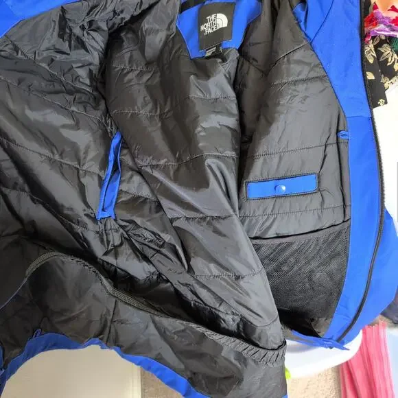 The North Face Primaloft Descendit Bright Cobalt Blue Hooded Jacket Men's Small - Picture 7 of 15